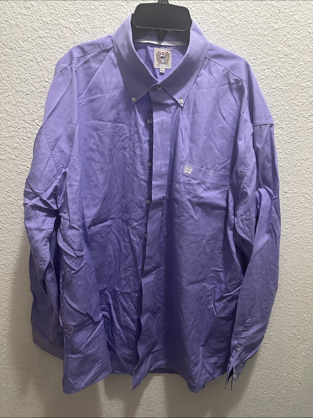 Cinch Lavender Button-Down Men's Shirt